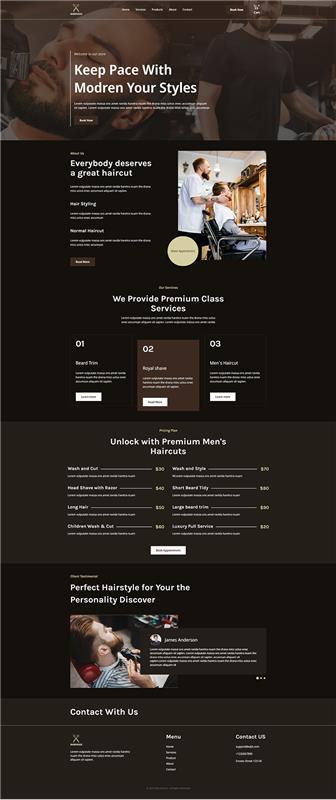 Salon Standard Template 1