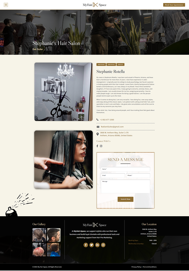 Salon Starter Template