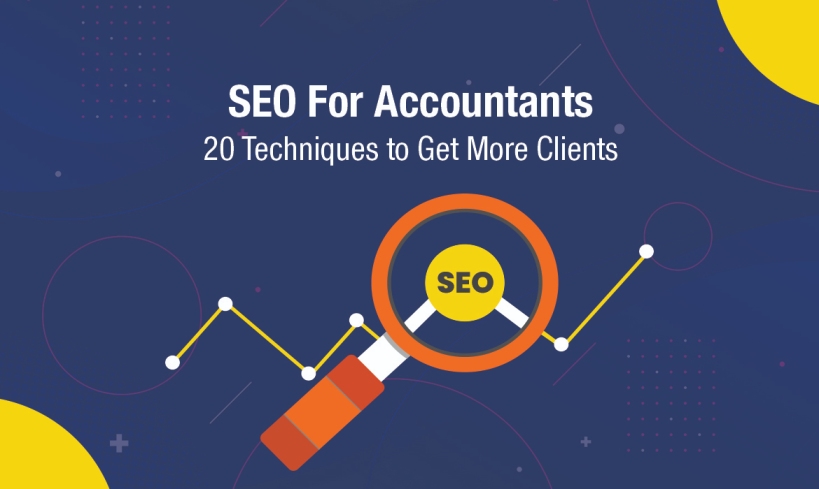 SEO For Accountants: 20 Techniques to Get More Clients blog banner