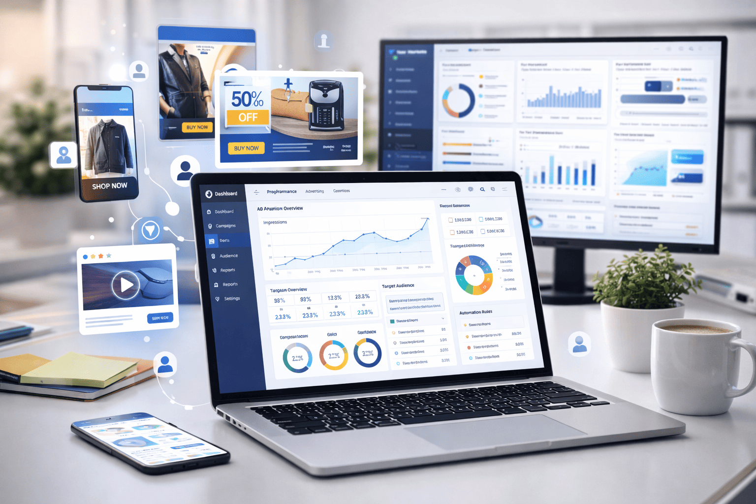 Programmatic advertising data visualization